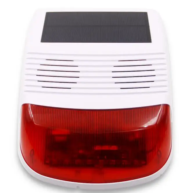 DZX Free Shipping!new Wireless 433/868MHZ Outdoor Solar Powered Flash Siren Strobe for Alarm Panel
DZX Free Shipping!new Wireless 433/868MHZ Outdoor Solar Powered Flash Siren Strobe for Alarm Panel