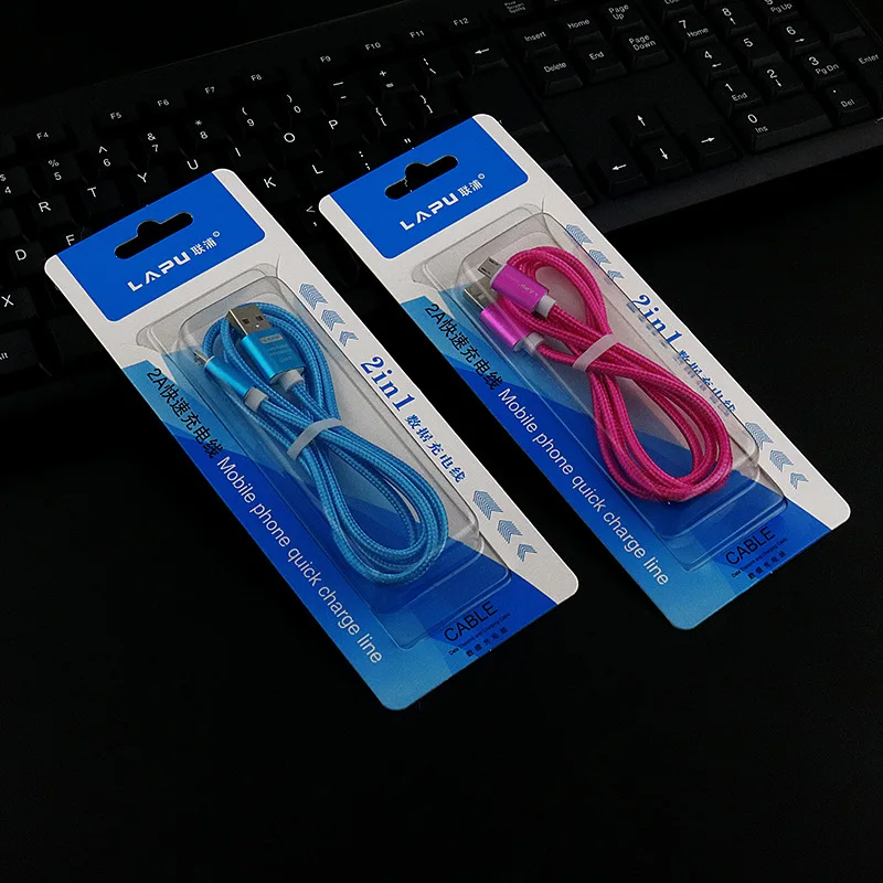 Hot sale 2.1AH Fine copper USB Micro-USB Charge & DATA line Cable for Android devices with 100cm wire
Hot sale 2.1AH Fine copper USB Micro-USB Charge & DATA line Cable for Android devices with 100cm wire