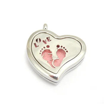 2016 New Stainles Steel Love Feet Heart 30mm Aromatherapy/Essential Oil Diffuser Perfume Locket Pendant (Without Chain)
2016 New Stainles Steel Love Feet Heart 30mm Aromatherapy/Essential Oil Diffuser Perfume Locket Pendant (Without Chain)