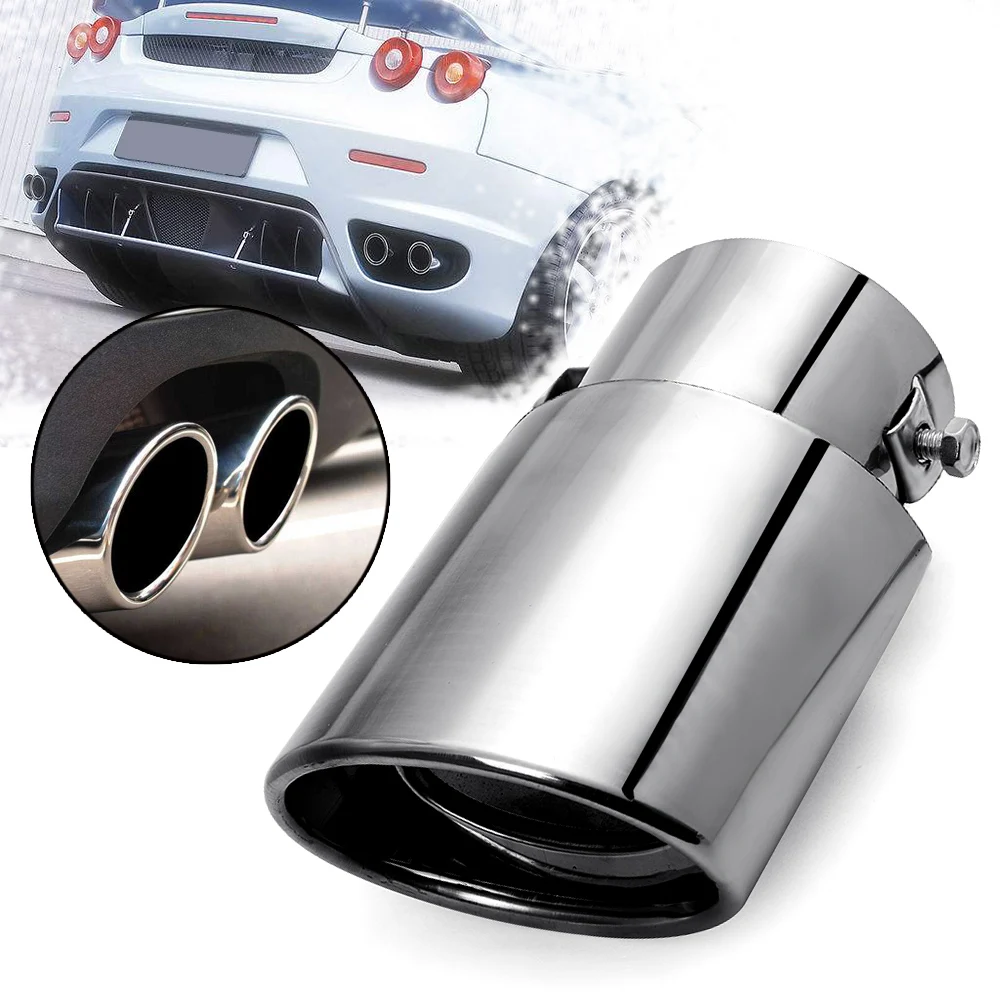 1PC Universal Stainless Steel Silencer Chrome Car Tail Throat Rear Straight Round Exhaust Muffler Pipe Tip Vehicle Modification
1PC Universal Stainless Steel Silencer Chrome Car Tail Throat Rear Straight Round Exhaust Muffler Pipe Tip Vehicle Modification