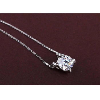 Silver Color Jewelry Square Shape AAA+ Zircon Pendant Neckace For Women Gift Chain choker collares kolye S-N113
Silver Color Jewelry Square Shape AAA+ Zircon Pendant Neckace For Women Gift Chain choker collares kolye S-N113