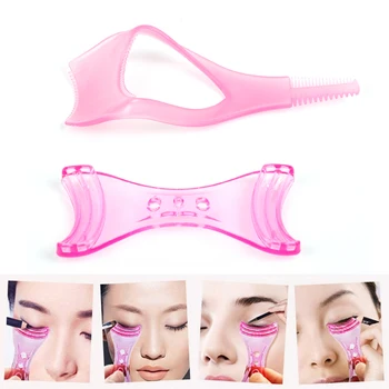 1pc Eyelash Curler Mascara Guide Applicator Lash Guard Plastic Eyeliner Brow Auxiliary Makeup Tool For Beginners
1pc Eyelash Curler Mascara Guide Applicator Lash Guard Plastic Eyeliner Brow Auxiliary Makeup Tool For Beginners