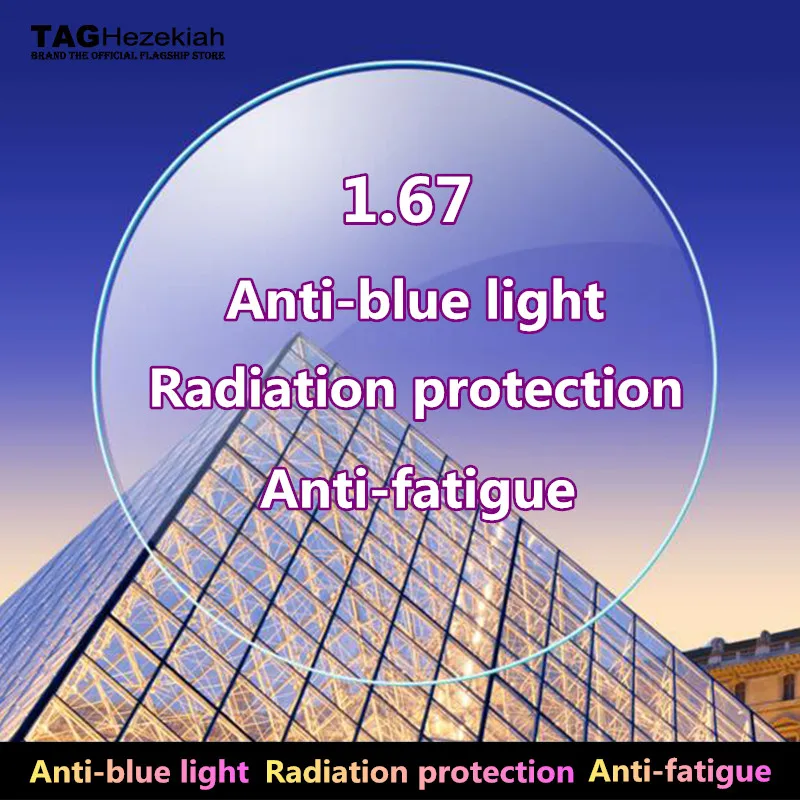 1.67 aspheric anti-blue radiation anti-fatigue prescription lenses myopia reading glasses computer spectacle lenses
1.67 aspheric anti-blue radiation anti-fatigue prescription lenses myopia reading glasses computer spectacle lenses