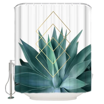 Agave Geometrics Extra Long Fabric Bath Shower Curtains Bathroom Decor Sets with Hooks
Agave Geometrics Extra Long Fabric Bath Shower Curtains Bathroom Decor Sets with Hooks