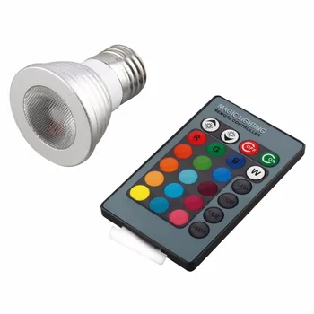 1set 5W E27 Multi Color Change RGB LED Light Bulb Lamp with Remote Control Wholesale
1set 5W E27 Multi Color Change RGB LED Light Bulb Lamp with Remote Control Wholesale