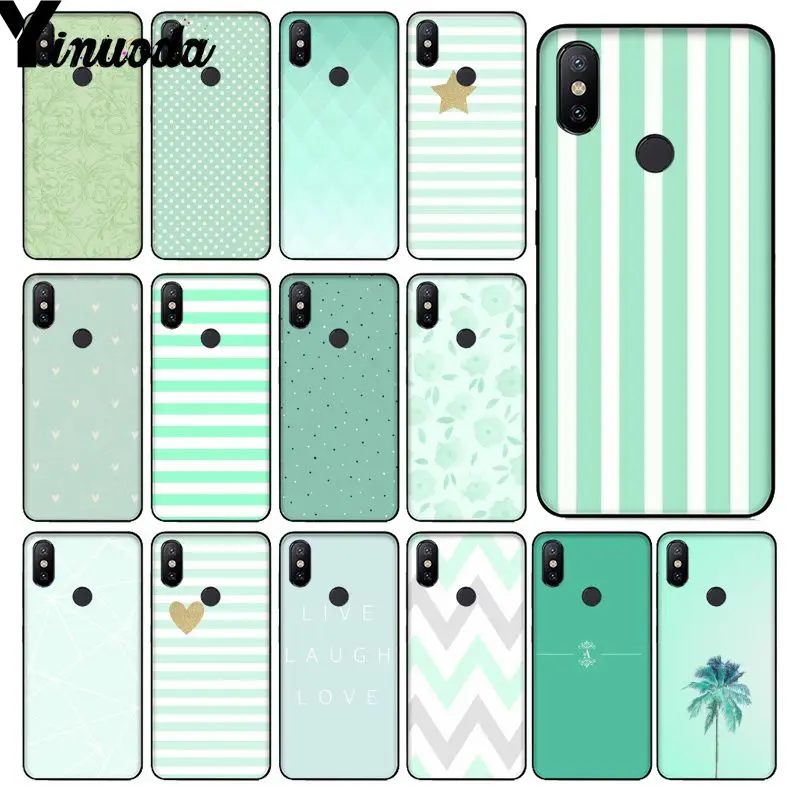 Yinuoda Simple little fresh mint green black Phone Case Shell for Redmi 5 plus Note 5 Note 4 4X Xiaomi MI 6 8 8SE Mobile Cover
Yinuoda Simple little fresh mint green black Phone Case Shell for Redmi 5 plus Note 5 Note 4 4X Xiaomi MI 6 8 8SE Mobile Cover