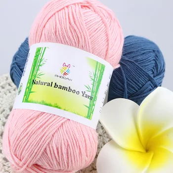 500g/Lot Baby Silk Bamboo Cotton Thick Threads Yarn For Hand Knitting Children's Summer Dresses Cheap Knitting Yarns Laine coton
500g/Lot Baby Silk Bamboo Cotton Thick Threads Yarn For Hand Knitting Children's Summer Dresses Cheap Knitting Yarns Laine coton