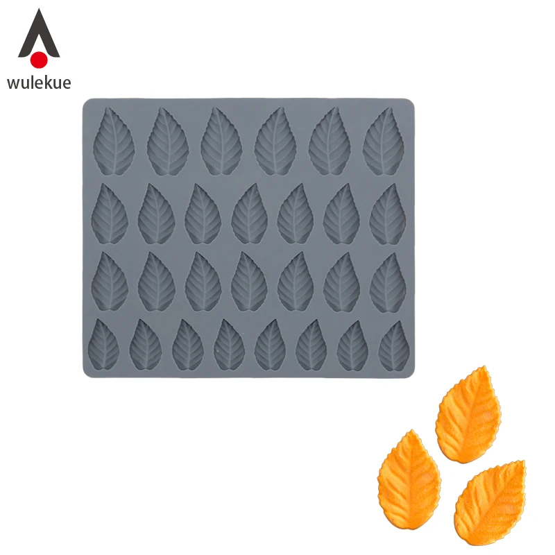 Wulekue Silicone Cake Mold Leaf Shape 24 Holes Chocolate Mold For Baking Fondant Bakeware Accessories
Wulekue Silicone Cake Mold Leaf Shape 24 Holes Chocolate Mold For Baking Fondant Bakeware Accessories