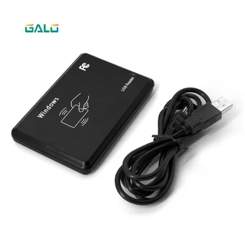 Universal dual-frequency automatic identification RFID reader ID IC 125Khz 13.56Mhz USB card reader can Android Win Linux IC ID