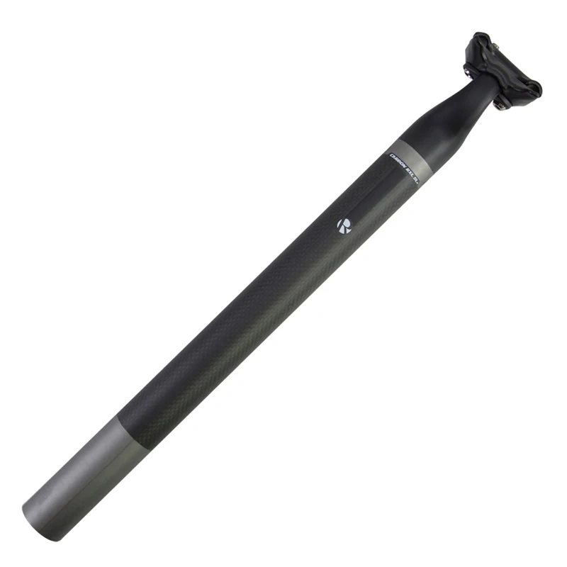 RXL SL Bicycle Carbon Seatpost Caliber 27.230.831.6mm Seat Post Carbon 350400mm 3K Grey Carbon Fiber Seatposts (6)