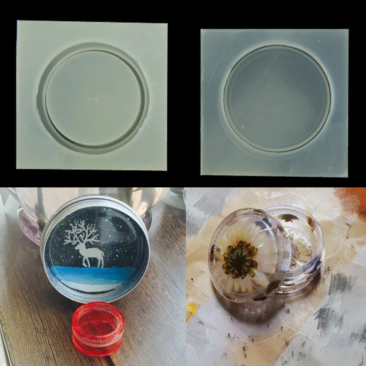 Small round box silicone mold resin molds DIY storage box jewelry manufacturing process resin molds for jewelry H133
Small round box silicone mold resin molds DIY storage box jewelry manufacturing process resin molds for jewelry H133