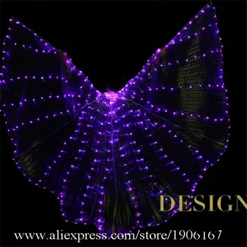 Fashion LED Luminous Illuminated Light Up Belly Dance Cloak Wings Stage Performance Props Party Halloween Dress
Fashion LED Luminous Illuminated Light Up Belly Dance Cloak Wings Stage Performance Props Party Halloween Dress