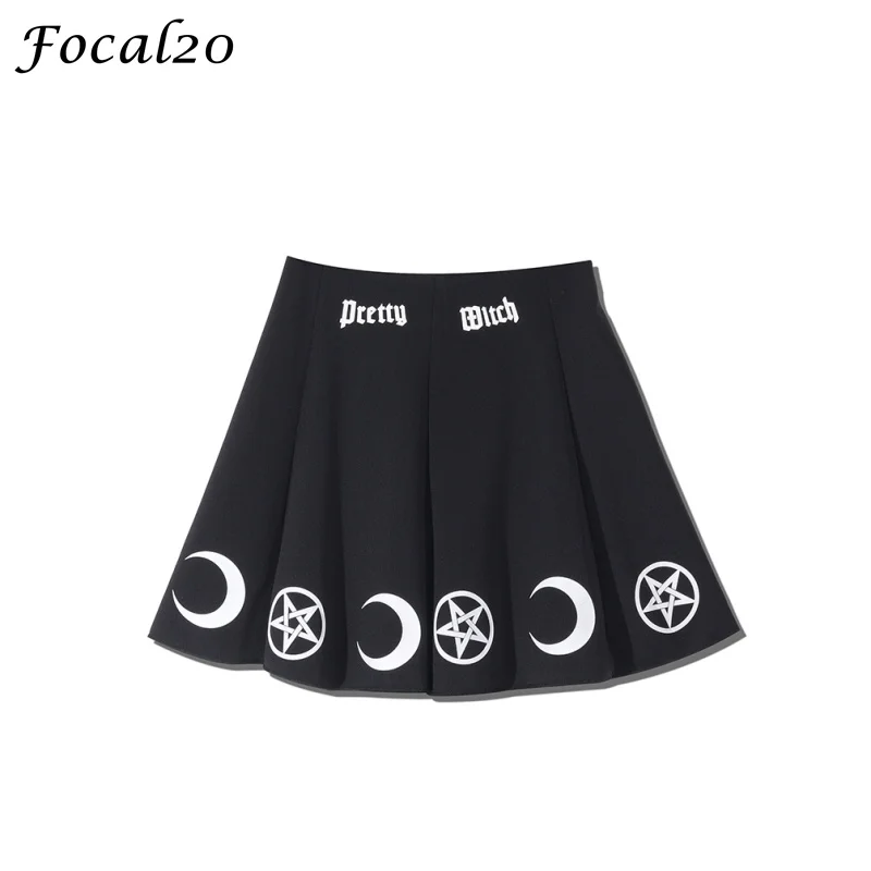 Focal20 Vintage Pentagram Print Women Skirt Spring Summer Witch Print A Line Mini Skirt
Focal20 Vintage Pentagram Print Women Skirt Spring Summer Witch Print A Line Mini Skirt