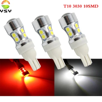 YSY 30pcs T10 W16W Led 3030 10 SMD Nonpolarity For Universal Car Reverse Light Bulb Car Styling 12V White Red
YSY 30pcs T10 W16W Led 3030 10 SMD Nonpolarity For Universal Car Reverse Light Bulb Car Styling 12V White Red