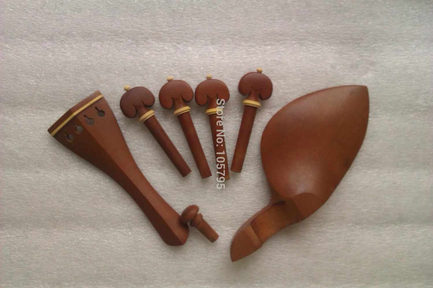 4 Set Jujube Violin Fitting with Tail piece chin rest peg and end pin 4/4 violin parts
4 Set Jujube Violin Fitting with Tail piece chin rest peg and end pin 4/4 violin parts