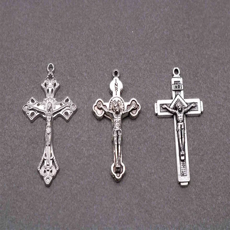 Catholic Metal Vintage Silver Finished Handmade Rosary Necklace Bracelet Accessories Pendant 10 Pieces
Catholic Metal Vintage Silver Finished Handmade Rosary Necklace Bracelet Accessories Pendant 10 Pieces