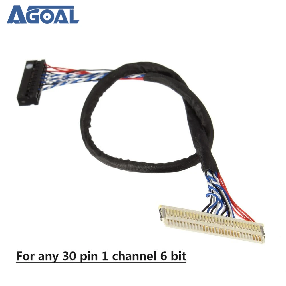 30Pins Driver Board Universal Screen Cable FI-X30P-D6 for any 30 pin 1 channel 1ch 6 bit LVDS Cable interface Free Shipping
30Pins Driver Board Universal Screen Cable FI-X30P-D6 for any 30 pin 1 channel 1ch 6 bit LVDS Cable interface Free Shipping