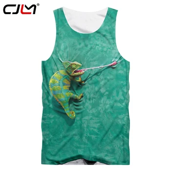 CJLM Cool Animal Tank Tops Fashion Men 3d Vest Printed Funny Chameleon Casual Sleeveless Summer Tops Shirts Man Brand Clothes
CJLM Cool Animal Tank Tops Fashion Men 3d Vest Printed Funny Chameleon Casual Sleeveless Summer Tops Shirts Man Brand Clothes