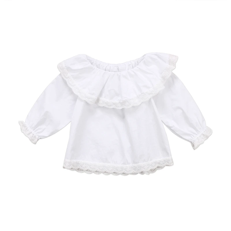 Lovely Girls Clothing Newborn Infant Baby Girls Lace Off Shoulder Lotus Leaf Long Sleeve Tops T-shirts Clothes White Outfit 0-2T
Lovely Girls Clothing Newborn Infant Baby Girls Lace Off Shoulder Lotus Leaf Long Sleeve Tops T-shirts Clothes White Outfit 0-2T