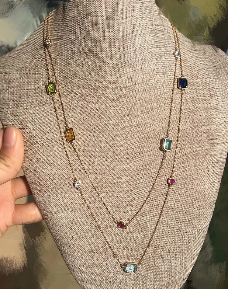 Fashion shinning crystal 105cm long sweater necklaces dress costume jewelry accessory
Fashion shinning crystal 105cm long sweater necklaces dress costume jewelry accessory