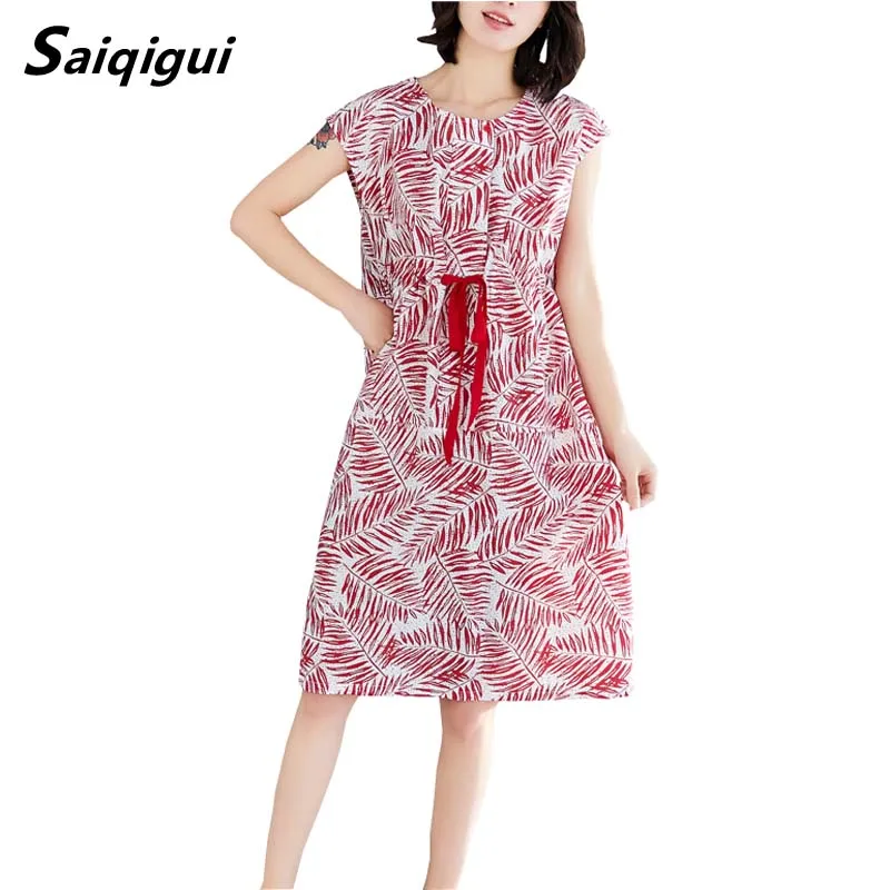 Saiqigui 2019 Spring Summer dress casual Loose Korea A-Line large size dress Short sleeve women dress vestidos robe femme
Saiqigui 2019 Spring Summer dress casual Loose Korea A-Line large size dress Short sleeve women dress vestidos robe femme