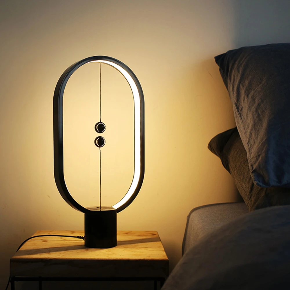 LED Balance Night Light Table Lamp Elliptical Magnetic Switch USB Home Decoration Bedroom Desk Children's Gift Warm White
LED Balance Night Light Table Lamp Elliptical Magnetic Switch USB Home Decoration Bedroom Desk Children's Gift Warm White