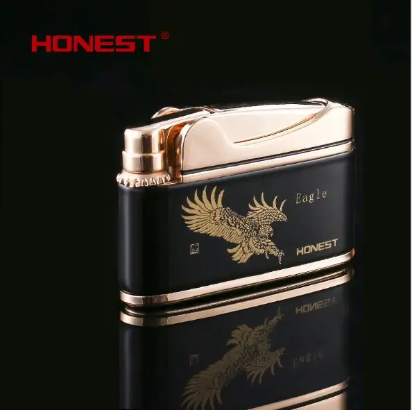 HONEST genuine Grinding wheel metal lighter Creative personality lighter gas inflatable lighter men's gift
HONEST genuine Grinding wheel metal lighter Creative personality lighter gas inflatable lighter men's gift