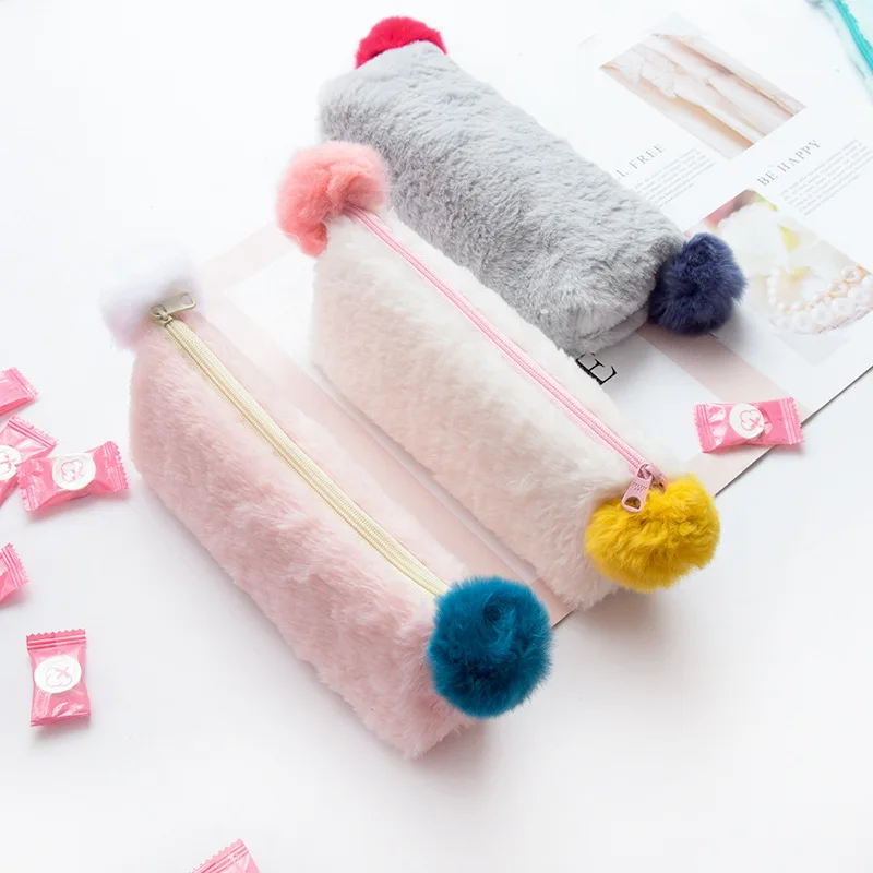 1Pcs Kawaii Pencil Case Small fresh plush Gift Estuches School Pencil Box Pencilcase Pencil Bag School Supplies Stationery
1Pcs Kawaii Pencil Case Small fresh plush Gift Estuches School Pencil Box Pencilcase Pencil Bag School Supplies Stationery