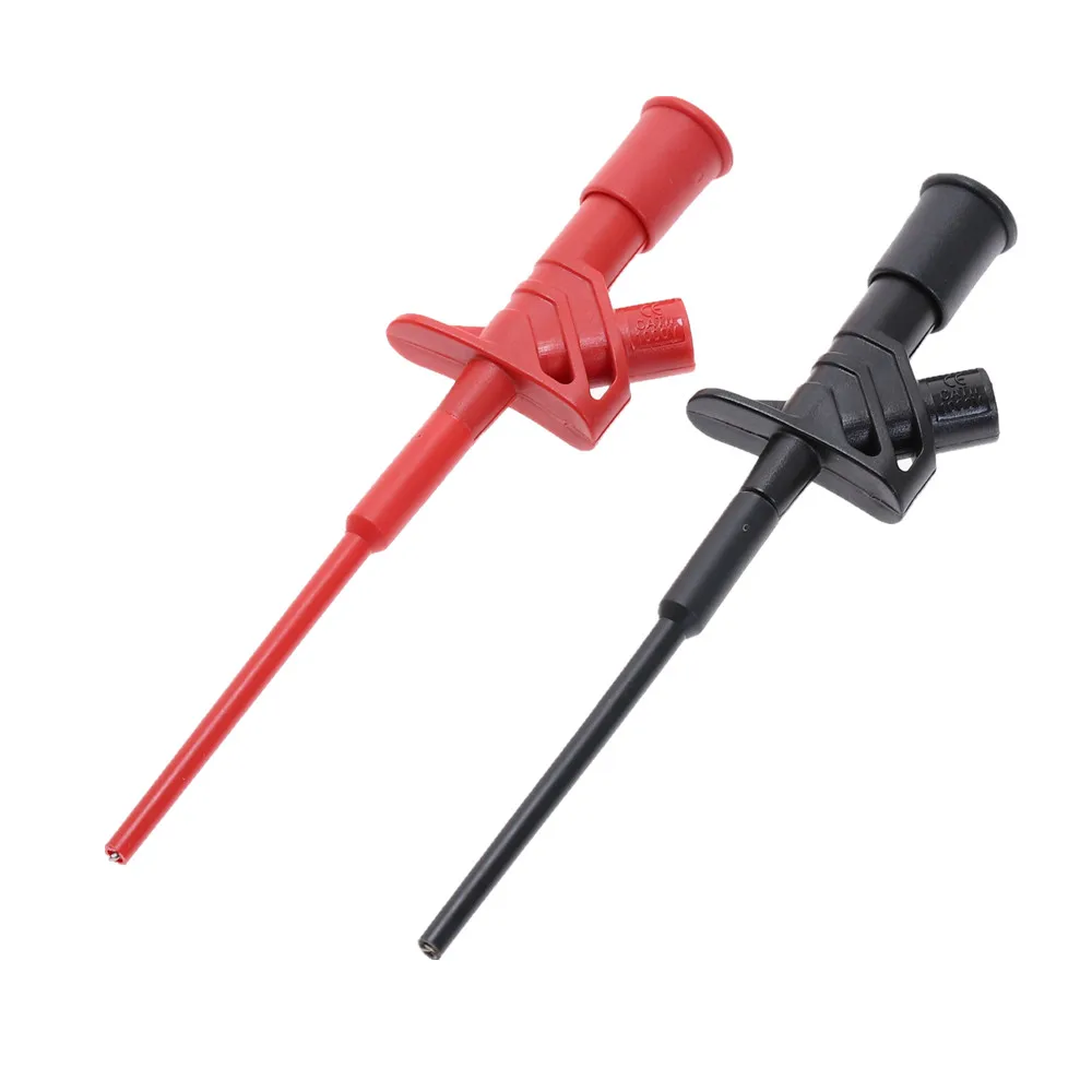 2pcs Fully insulated quick test clip test hook Flexible probe high pressure differential test hook comes with 4mm socket
2pcs Fully insulated quick test clip test hook Flexible probe high pressure differential test hook comes with 4mm socket