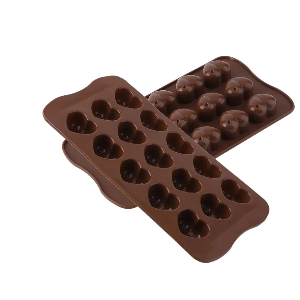 PREUP 15 slot Non-stick Silicone Chocolate Molds DIY Love Heart Shaped Jelly Ice Cake candy Mould Bakeware Kitchen Baking Tools
PREUP 15 slot Non-stick Silicone Chocolate Molds DIY Love Heart Shaped Jelly Ice Cake candy Mould Bakeware Kitchen Baking Tools