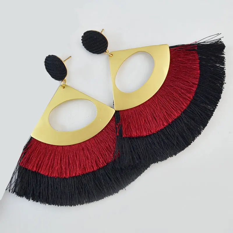 Fashion jewelry Bohemia Tassel Earrings for Women Big Earings Female Summer Style alloy Ethnic Drop Earrings
Fashion jewelry Bohemia Tassel Earrings for Women Big Earings Female Summer Style alloy Ethnic Drop Earrings