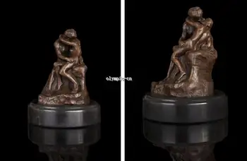 6'' Bronze Art Sculpture a nude man and nude women Hug kiss statue marble base
6'' Bronze Art Sculpture a nude man and nude women Hug kiss statue marble base