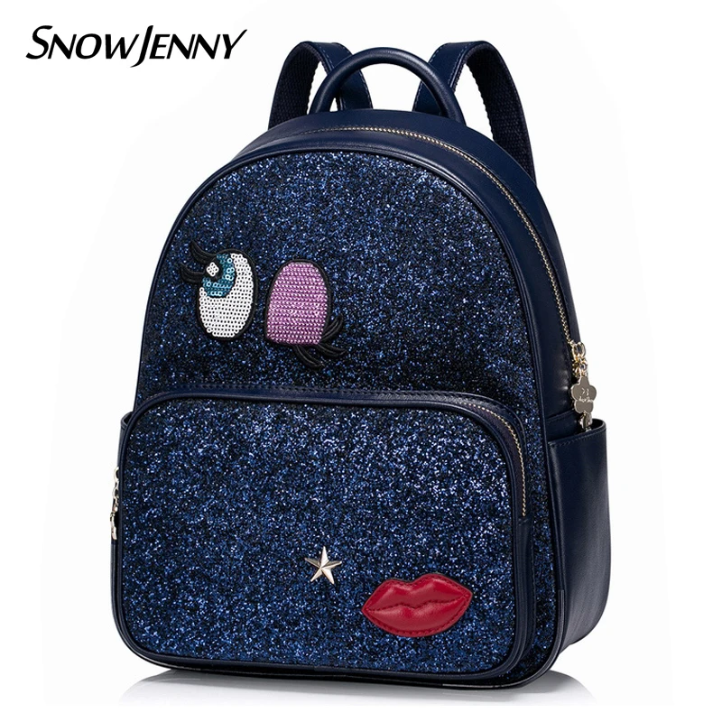 Women Backpack Preppy Schoolbag Travel Bag Totes Borsa SnowJenny SJ Brand Art Cartoon Shining Eye Mouth
Women Backpack Preppy Schoolbag Travel Bag Totes Borsa SnowJenny SJ Brand Art Cartoon Shining Eye Mouth