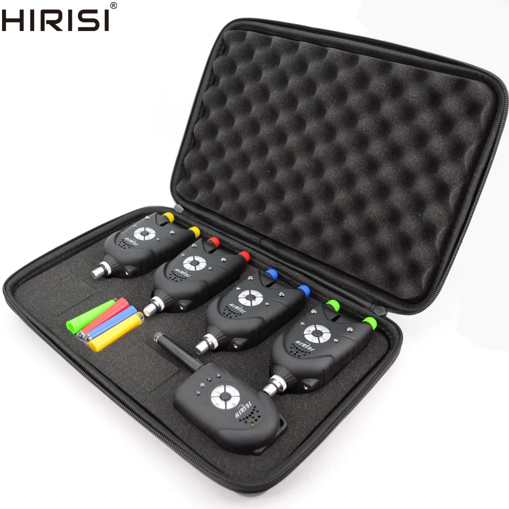 LED Carp Fishing Alarm with Receiver Bite Indicator Wireless Fishing Alarm Set 4+1 with Snag Ear LED Light
LED Carp Fishing Alarm with Receiver Bite Indicator Wireless Fishing Alarm Set 4+1 with Snag Ear LED Light