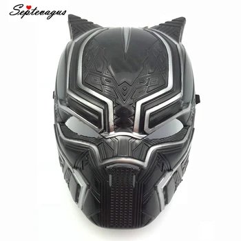 

New Movie Hero Savior Black Panther Mask Cosplay Costume Halloween Party Masquerade Decoration Props