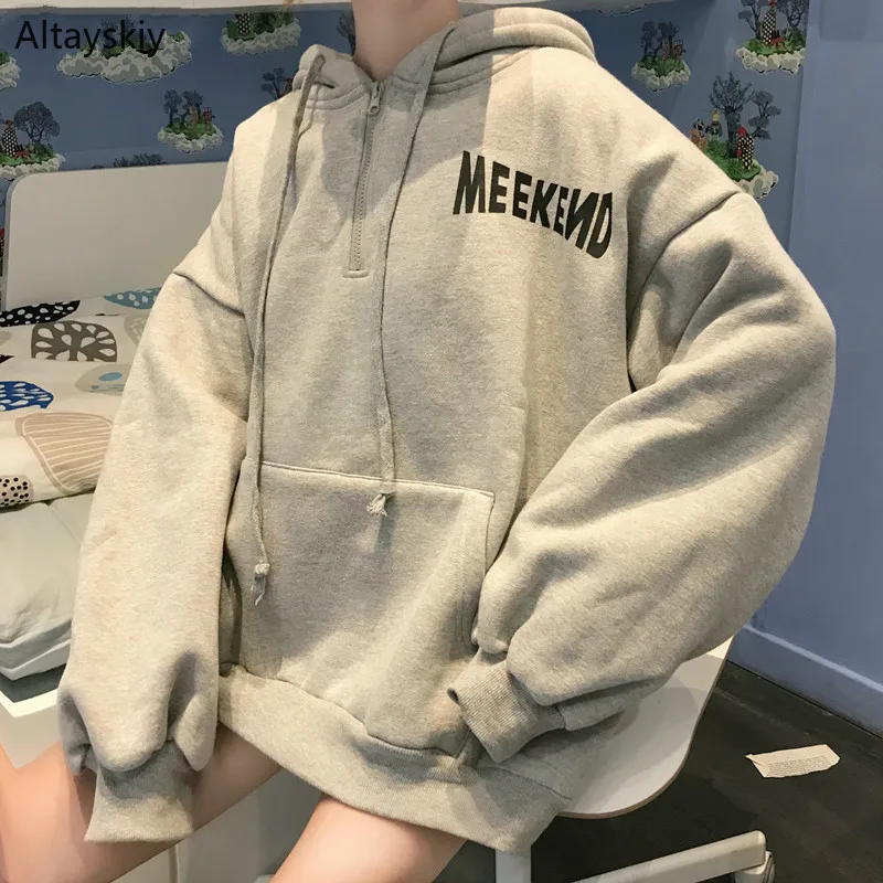 Hoodies Women 2019 All-match Letters Simple Thicker Korean Style Daily Warm Soft High-quality Lovely Kawaii Loose Womens Girls
Hoodies Women 2019 All-match Letters Simple Thicker Korean Style Daily Warm Soft High-quality Lovely Kawaii Loose Womens Girls