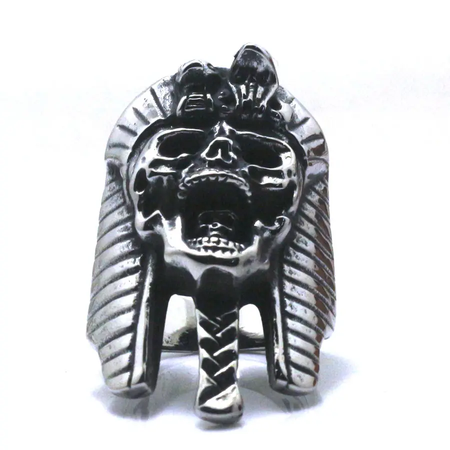 Men Boy Cool 316L Stainless Steel Silver Egypt Pharaoh Ring Best Gift Free Shipping
Men Boy Cool 316L Stainless Steel Silver Egypt Pharaoh Ring Best Gift Free Shipping