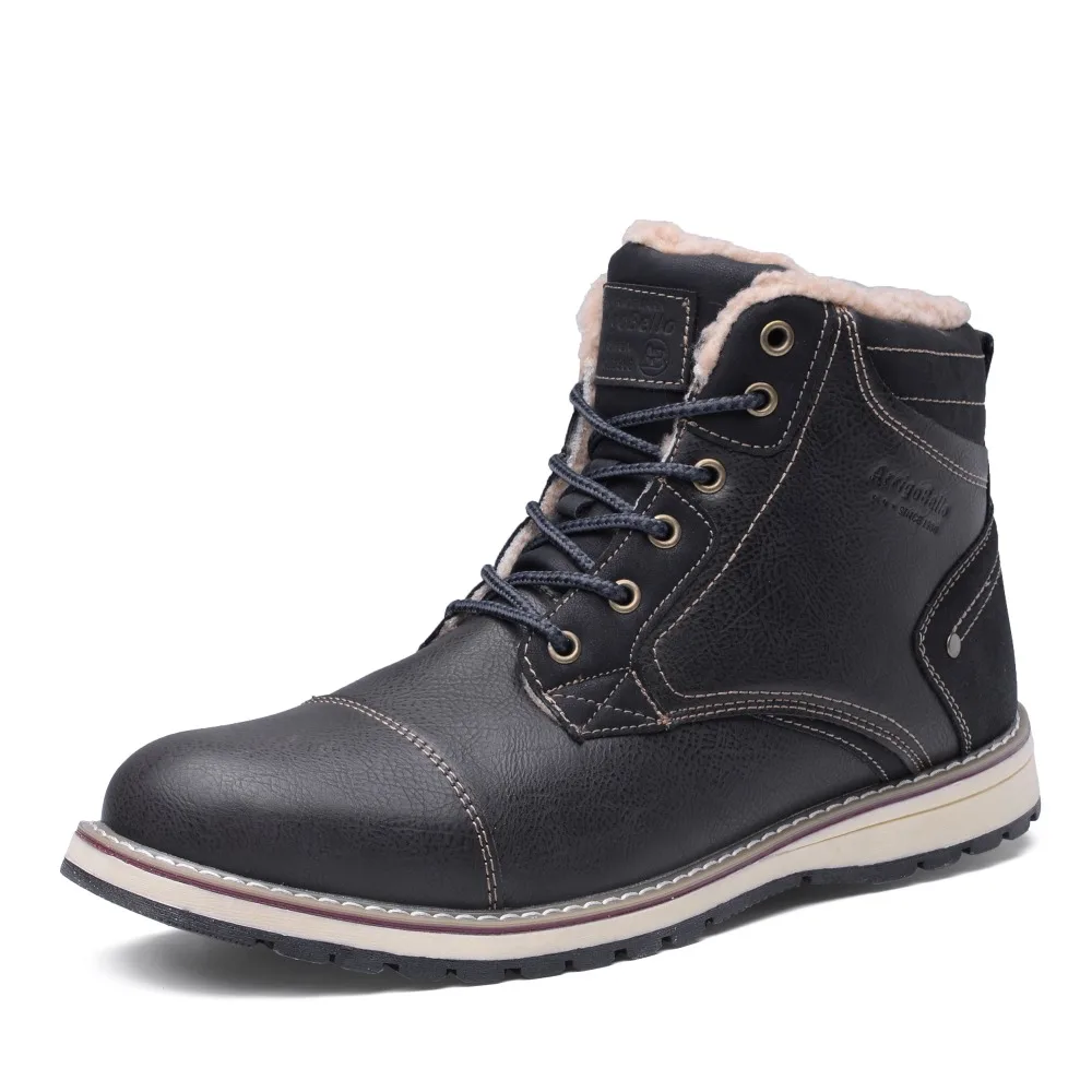 Fashion Men Casual Winter Shoes Snowboots Men Leather Winter Ankle Boots Black Boots Mens Work Boots A7302
Fashion Men Casual Winter Shoes Snowboots Men Leather Winter Ankle Boots Black Boots Mens Work Boots A7302