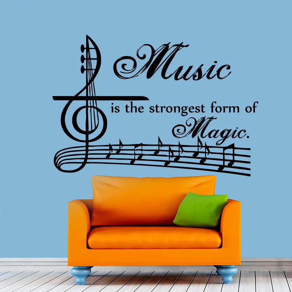ZOOYOO Music Is The Strongest Form Of Magic Wall Decals Vinyl Art Sticker Removable Musical Notes Home Decor
ZOOYOO Music Is The Strongest Form Of Magic Wall Decals Vinyl Art Sticker Removable Musical Notes Home Decor