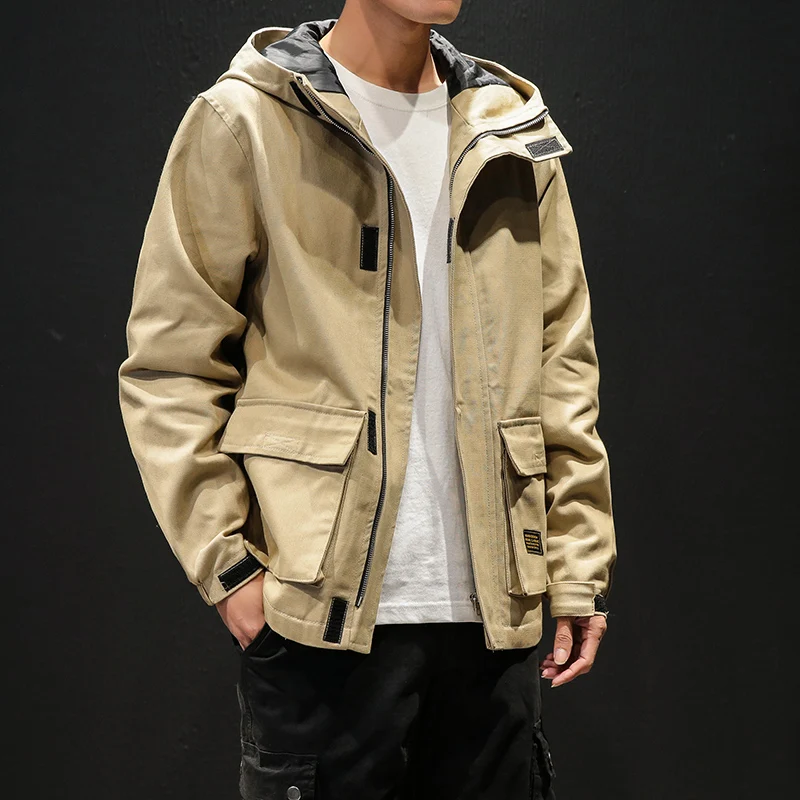 2019 Autumn Military Jacket Men Loose Stand Mens Coats and Jackets Windbreaker Outwear Streetwear Man Fashion Cotton Jackets
2019 Autumn Military Jacket Men Loose Stand Mens Coats and Jackets Windbreaker Outwear Streetwear Man Fashion Cotton Jackets