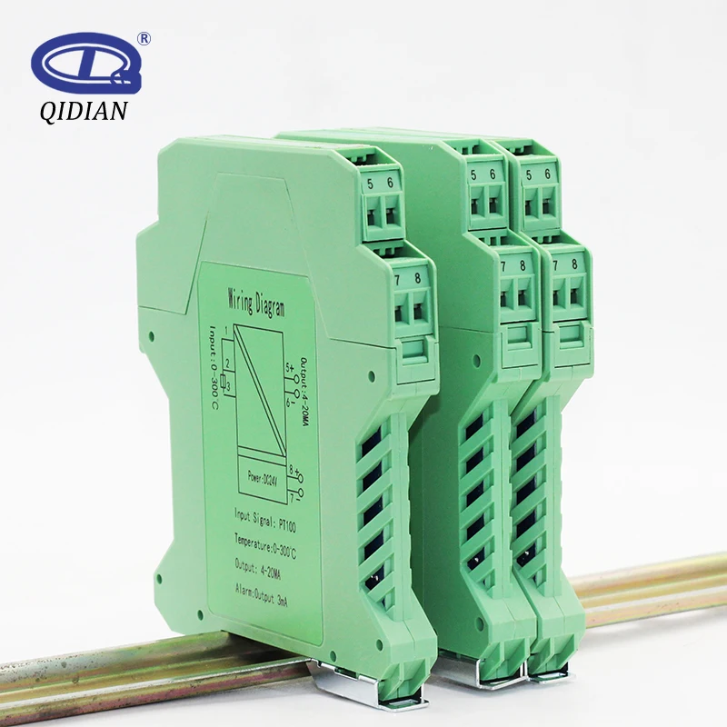 QIDIAN BSRC series RTD resistance temperature transmitter PT100 Cu50 PT1000 module isolation converter
QIDIAN BSRC series RTD resistance temperature transmitter PT100 Cu50 PT1000 module isolation converter