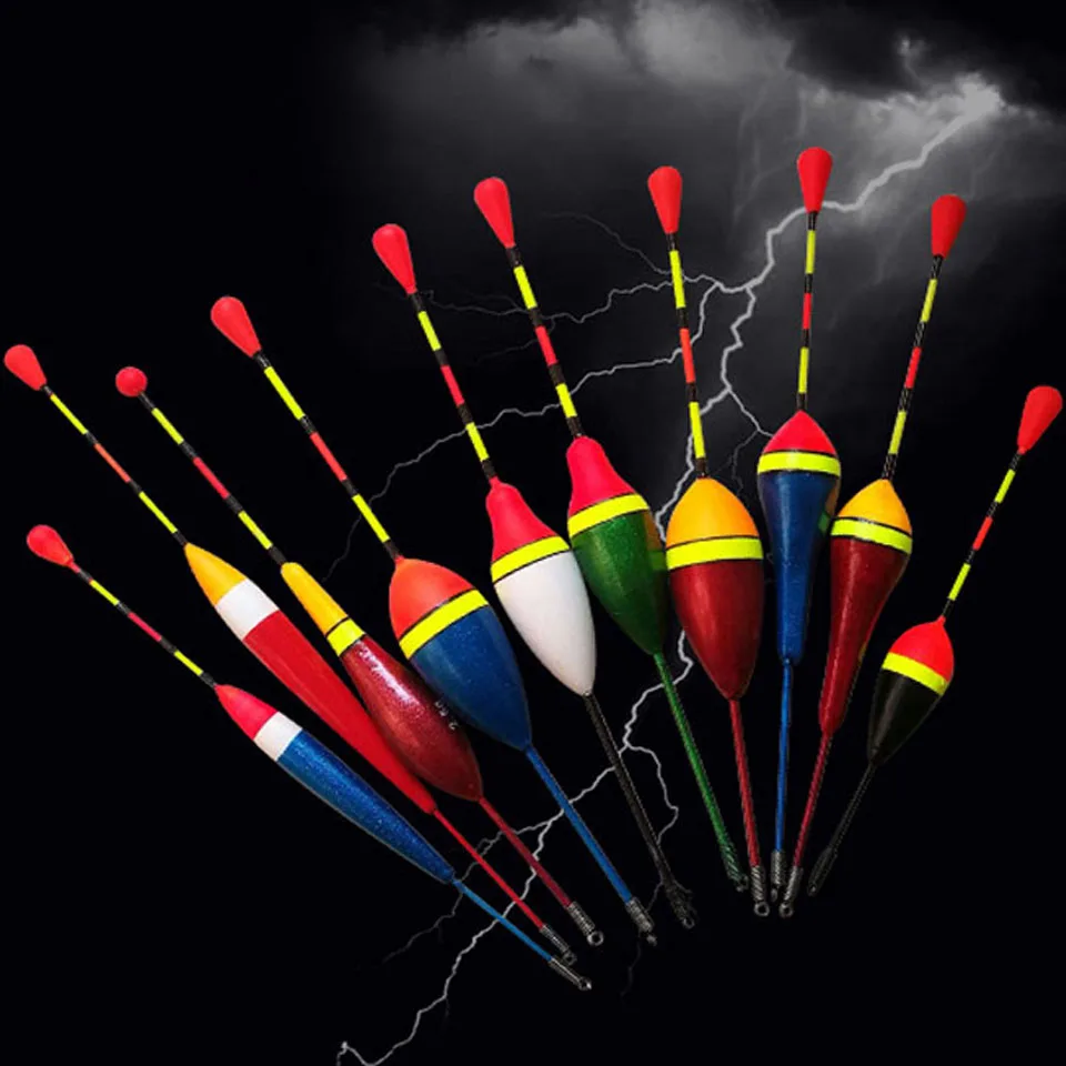 WALK FISH 10PCS/Lot Fishing Floats Set Buoy Bobber Fishing Light Stick Floats Fluctuate Mix Size Color float buoy
WALK FISH 10PCS/Lot Fishing Floats Set Buoy Bobber Fishing Light Stick Floats Fluctuate Mix Size Color float buoy