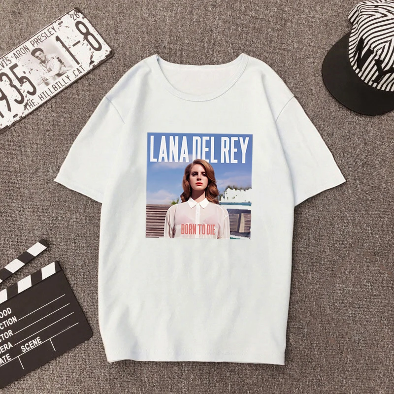 Lana Del Rey Born To Die Album Streetwear Women T Shirt Harajuku Fashion Cotton Summer Short Sleeve T-shirt Camiseta Mujer
Lana Del Rey Born To Die Album Streetwear Women T Shirt Harajuku Fashion Cotton Summer Short Sleeve T-shirt Camiseta Mujer