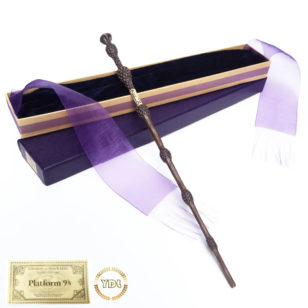 Dumbledore Metal/Iron Core HP Hermione Magic Wand Elegant Ribbon Box Packing Cosplay Christmas Gift with Train Ticket
Dumbledore Metal/Iron Core HP Hermione Magic Wand Elegant Ribbon Box Packing Cosplay Christmas Gift with Train Ticket
