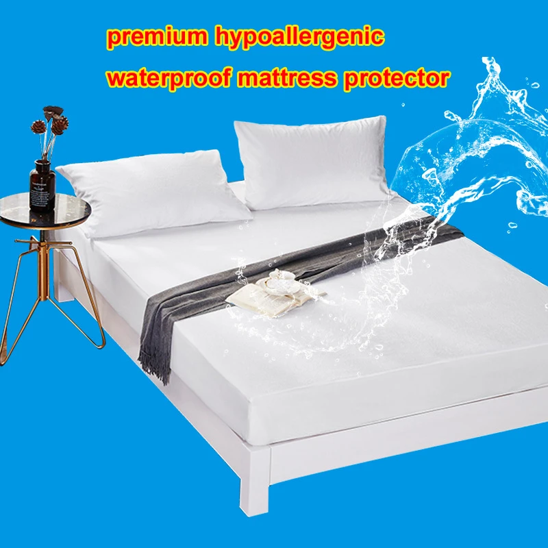 White Premium Hypoallergenic Waterproof Mattress Protector 100% Cotton Towel Fabric Bed Sheet with Elastic Band 1pc Fitted Sheet
White Premium Hypoallergenic Waterproof Mattress Protector 100% Cotton Towel Fabric Bed Sheet with Elastic Band 1pc Fitted Sheet