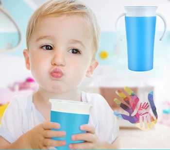 Baby Learning Drinking Cup With 360 Degrees Can Be Rotated Double Handle Flip lid Leakproof Infants Water Cups Bottle 260ml
Baby Learning Drinking Cup With 360 Degrees Can Be Rotated Double Handle Flip lid Leakproof Infants Water Cups Bottle 260ml
