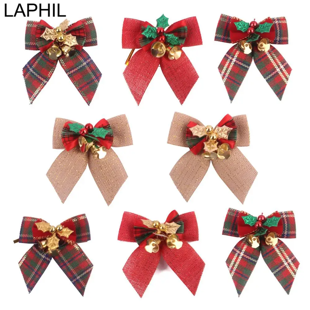 LAPHIL Natural Jute Bow Christmas Tree Pendant Ornaments Merry Christmas Decorations for Home 2019 Navidad DIY Party Supplies
LAPHIL Natural Jute Bow Christmas Tree Pendant Ornaments Merry Christmas Decorations for Home 2019 Navidad DIY Party Supplies