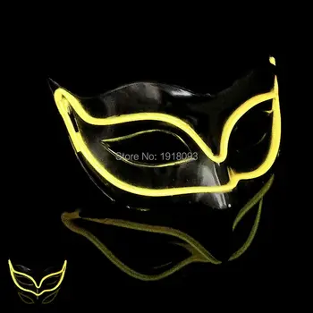 New style Hot sales Color Yellow Fox LED mask Novelty Lighting EL Mask as Party Christmas Halloween holiday Decoration
New style Hot sales Color Yellow Fox LED mask Novelty Lighting EL Mask as Party Christmas Halloween holiday Decoration
