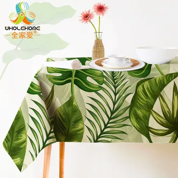 Tropical Plants Decorative Tablecloth Indian Style Green Color Dining Table Cover Table Cloth For Kitchen Home Decor Rectangular
Tropical Plants Decorative Tablecloth Indian Style Green Color Dining Table Cover Table Cloth For Kitchen Home Decor Rectangular