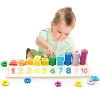 10 sets column building blocks Arabic numerals geometric shape matching color blocks child educational toys
10 sets column building blocks Arabic numerals geometric shape matching color blocks child educational toys